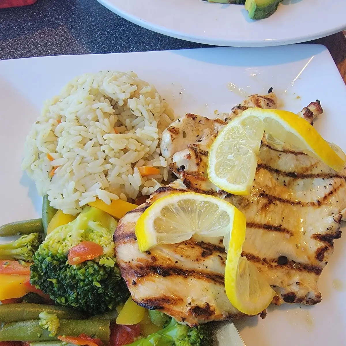 Lemon Chicken Dinner