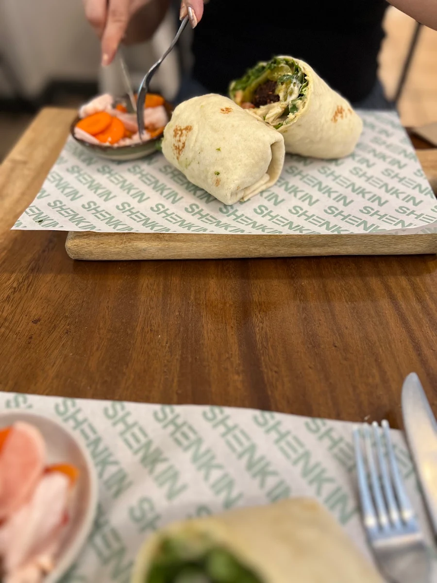 Egg & Halloumi Wrap VG, Shenkin Erskineville