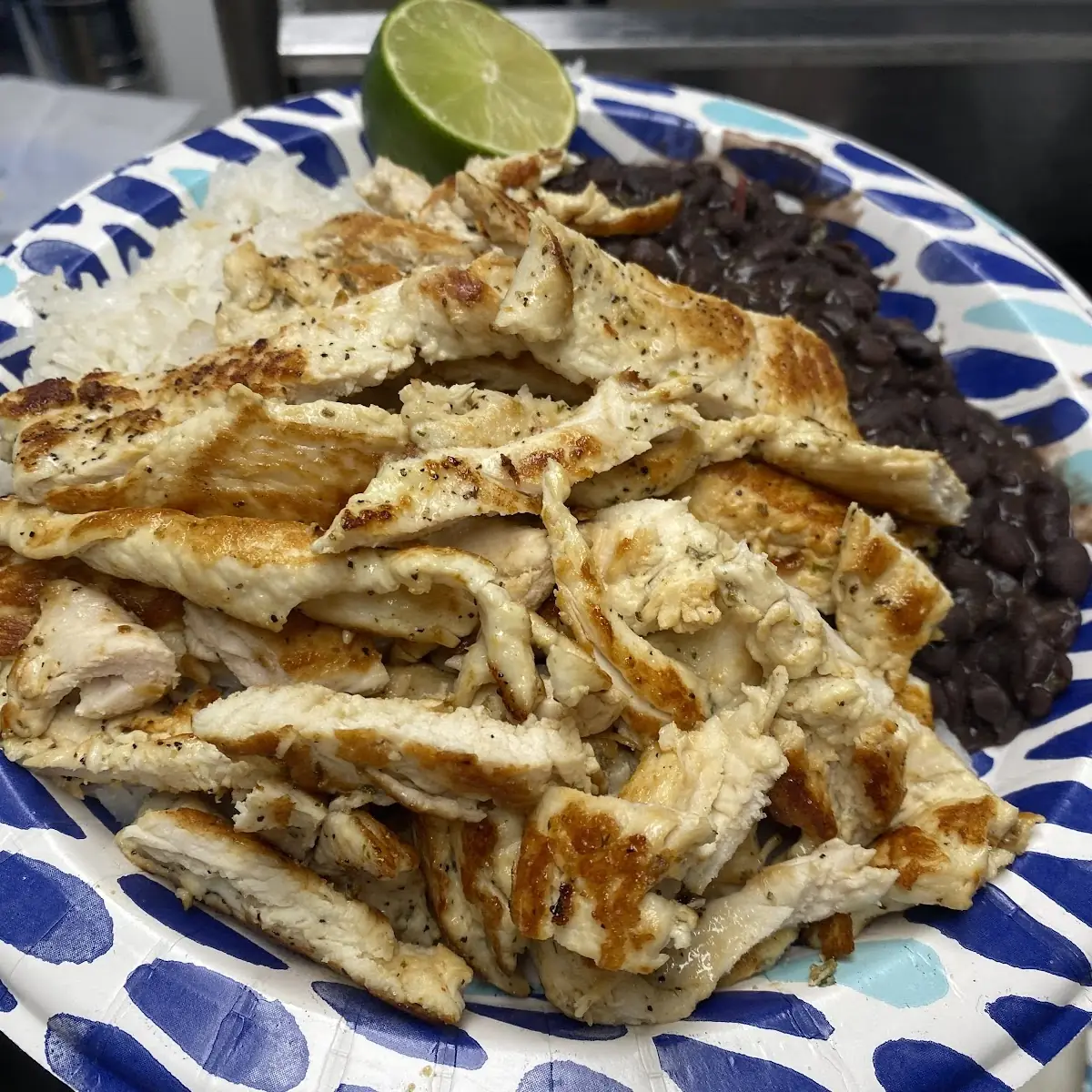 Grilled Chicken Rice & Beans