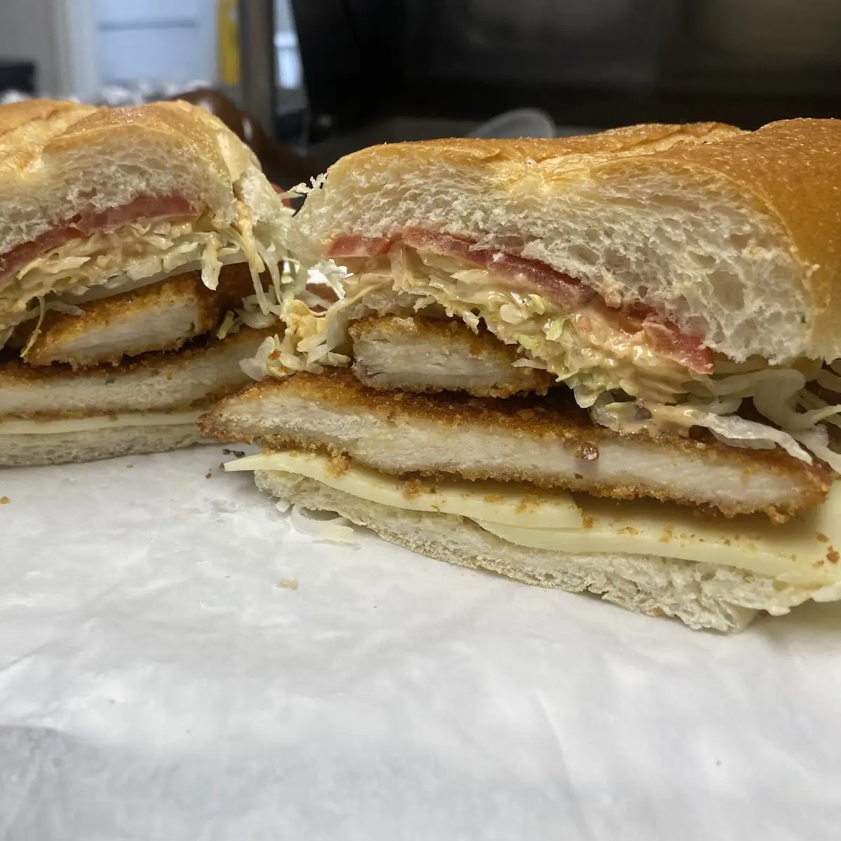 Homemade Crispy Chicken Cutlet Sandwich