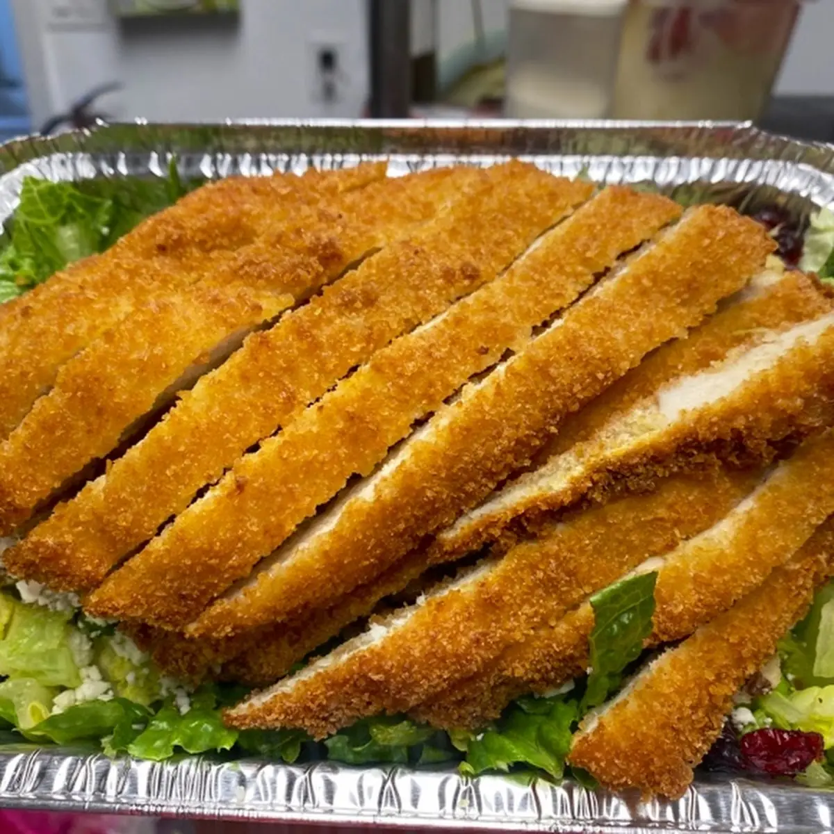 Salad w Crispy Chicken
