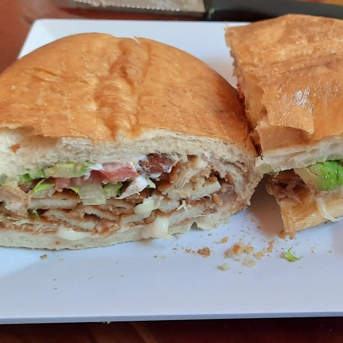 Breaded Chicken Torta