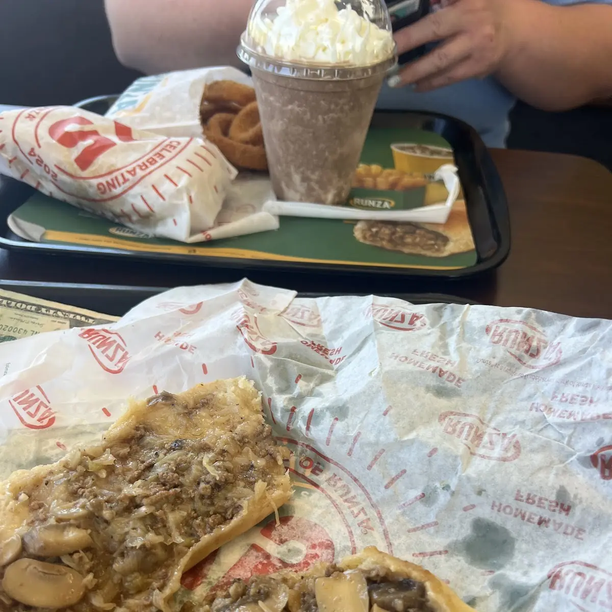 Mushroom Swiss Runza
