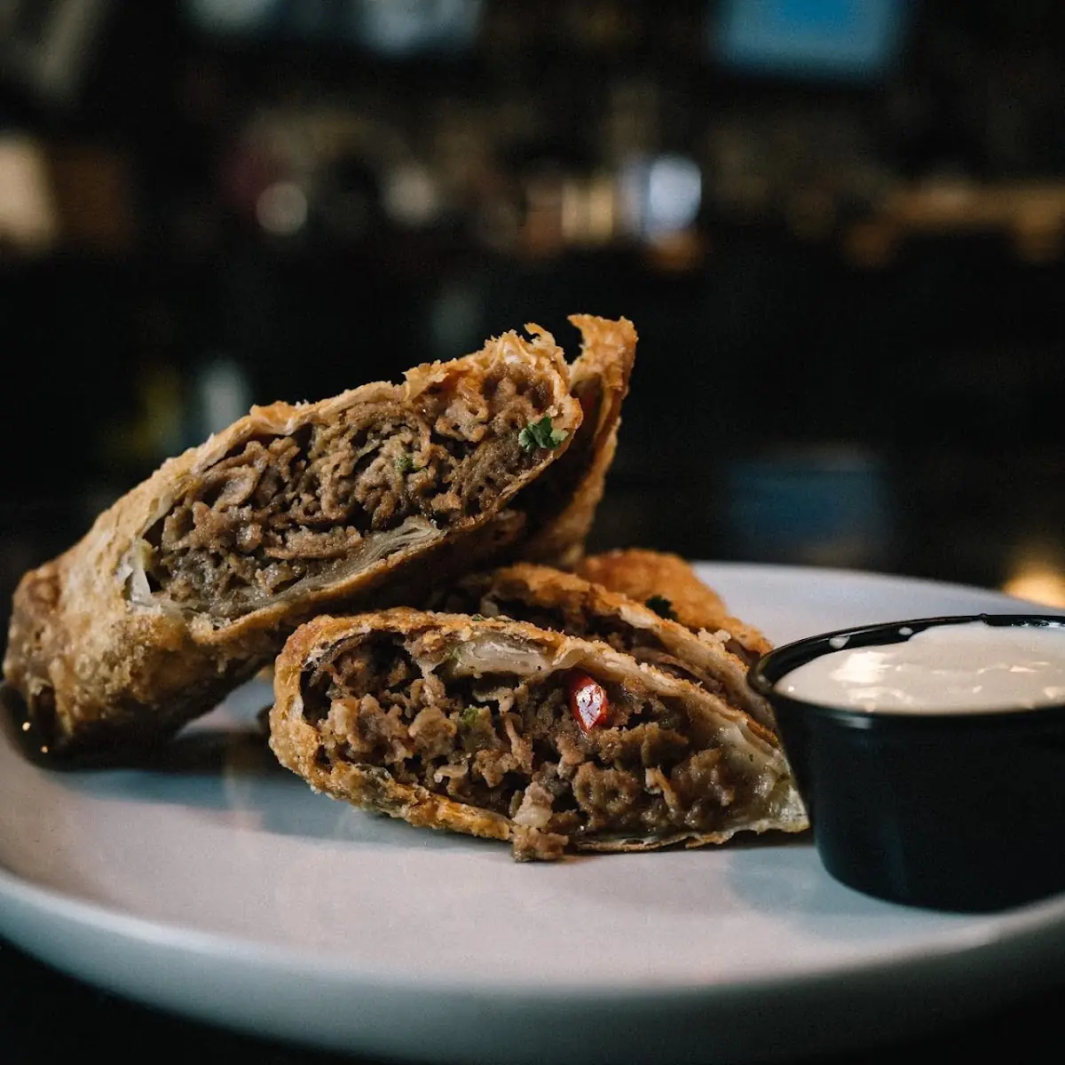 Philly Cheese Egg Rolls
