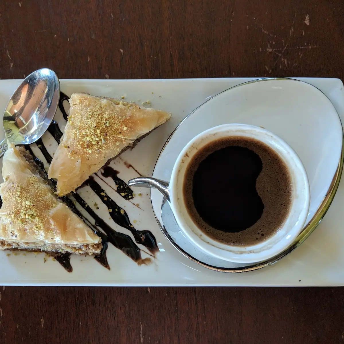 Baklava with Turkish Coffee