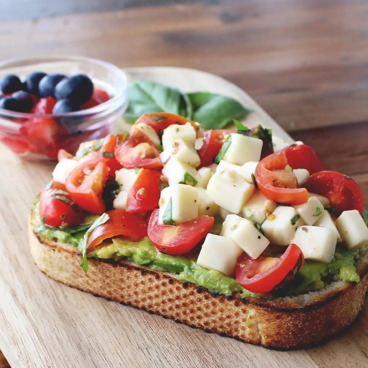 Red Pepper Avocado Toast