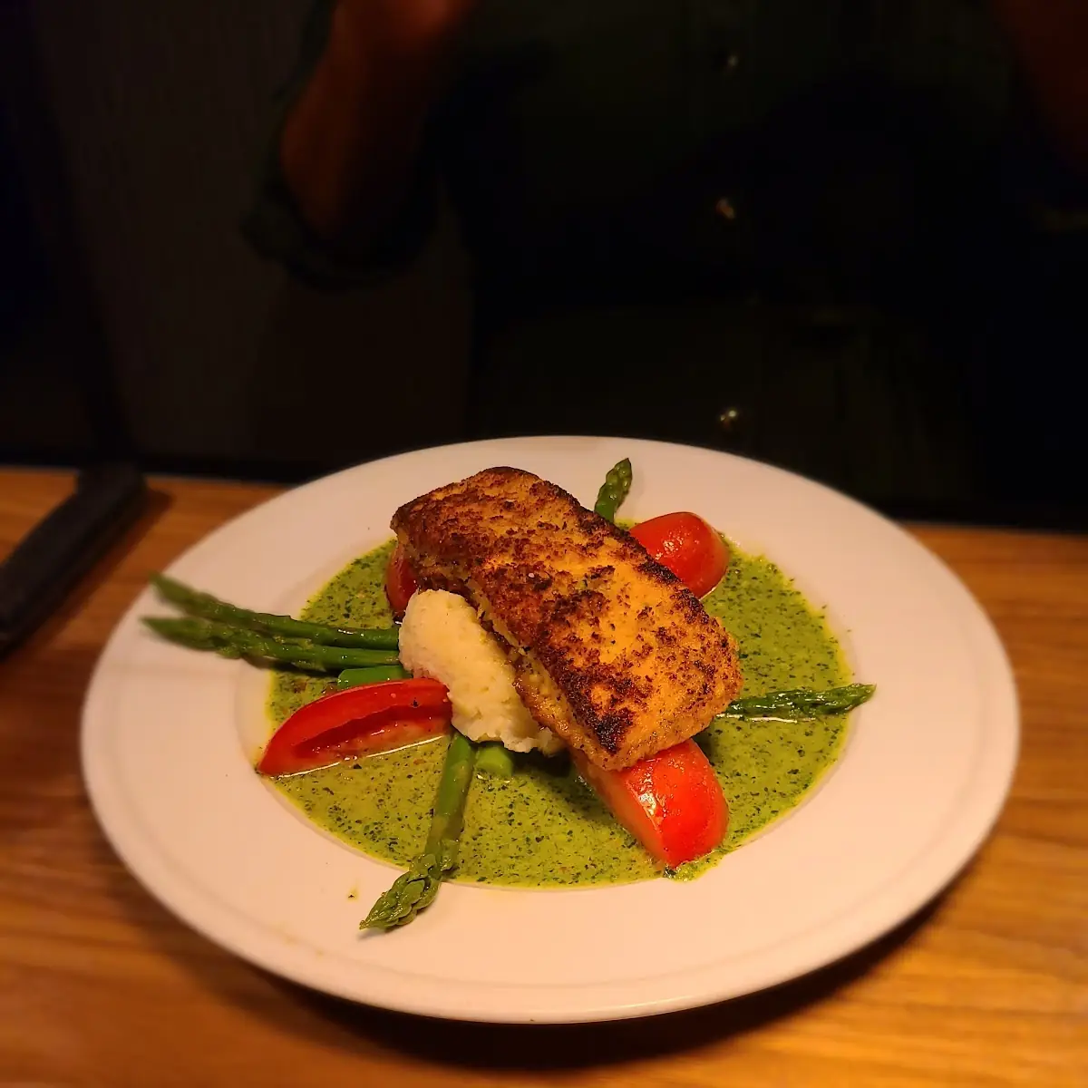 Herb Crusted Sea Bass