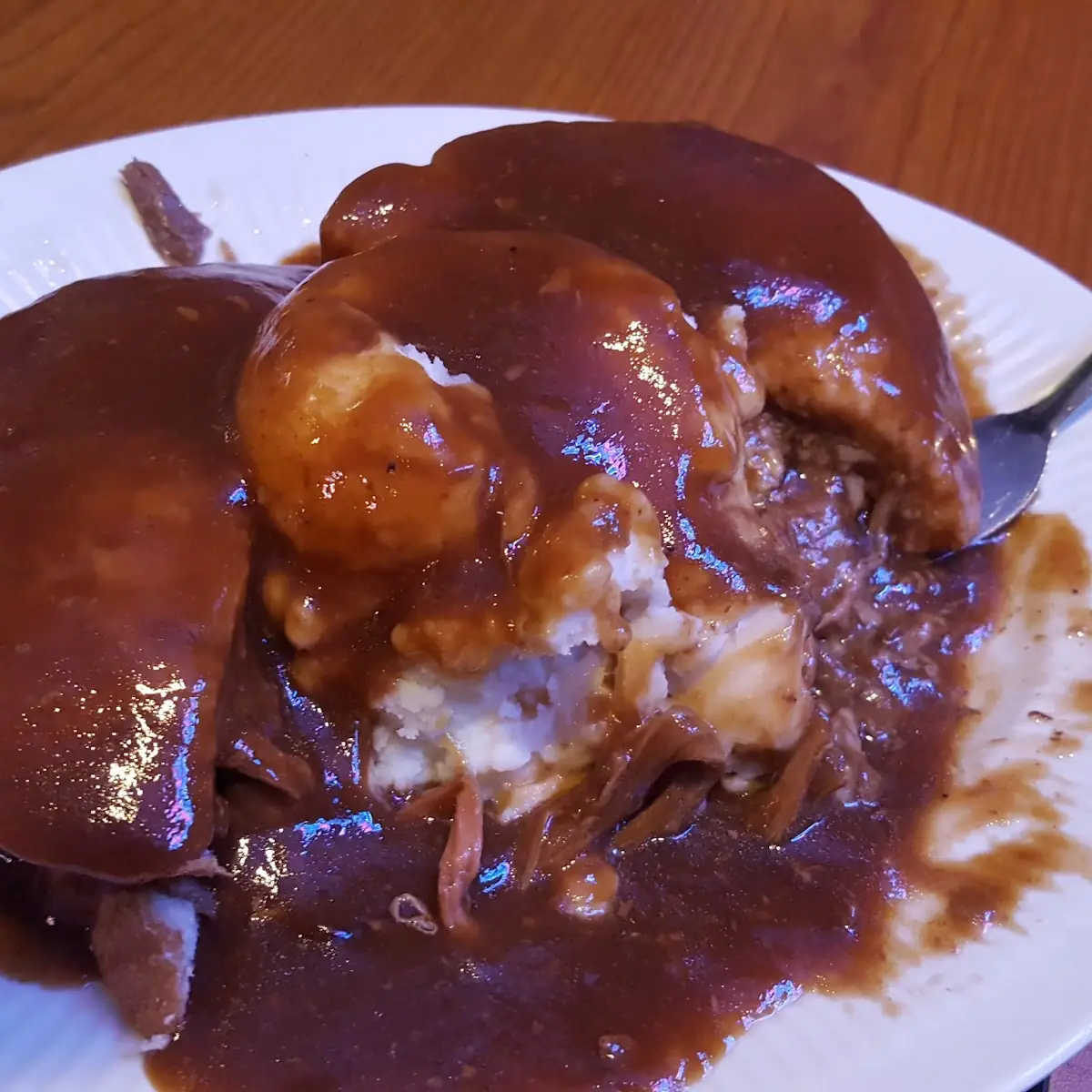 Open Faced Roast Beef