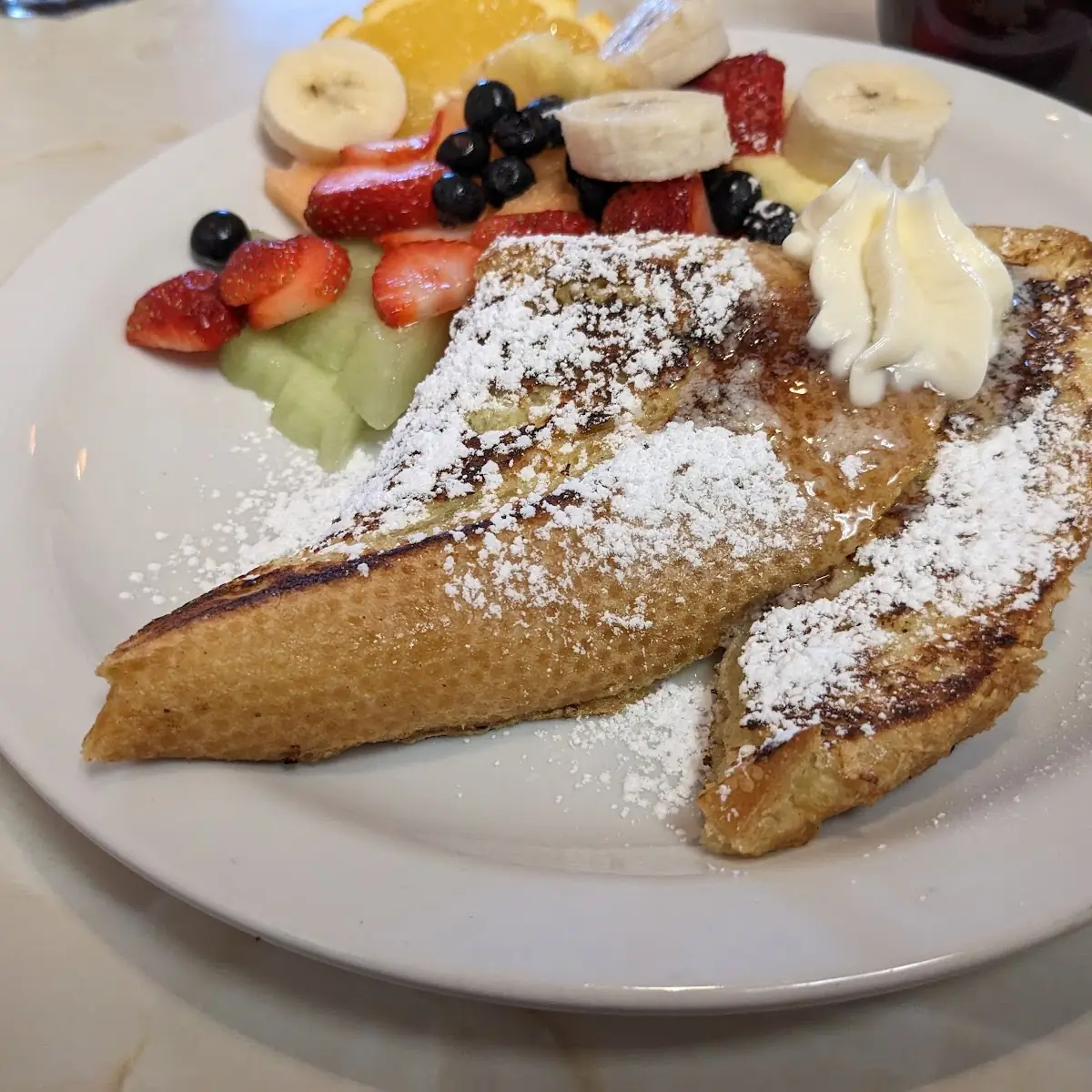 French Toast with Fresh Fruit