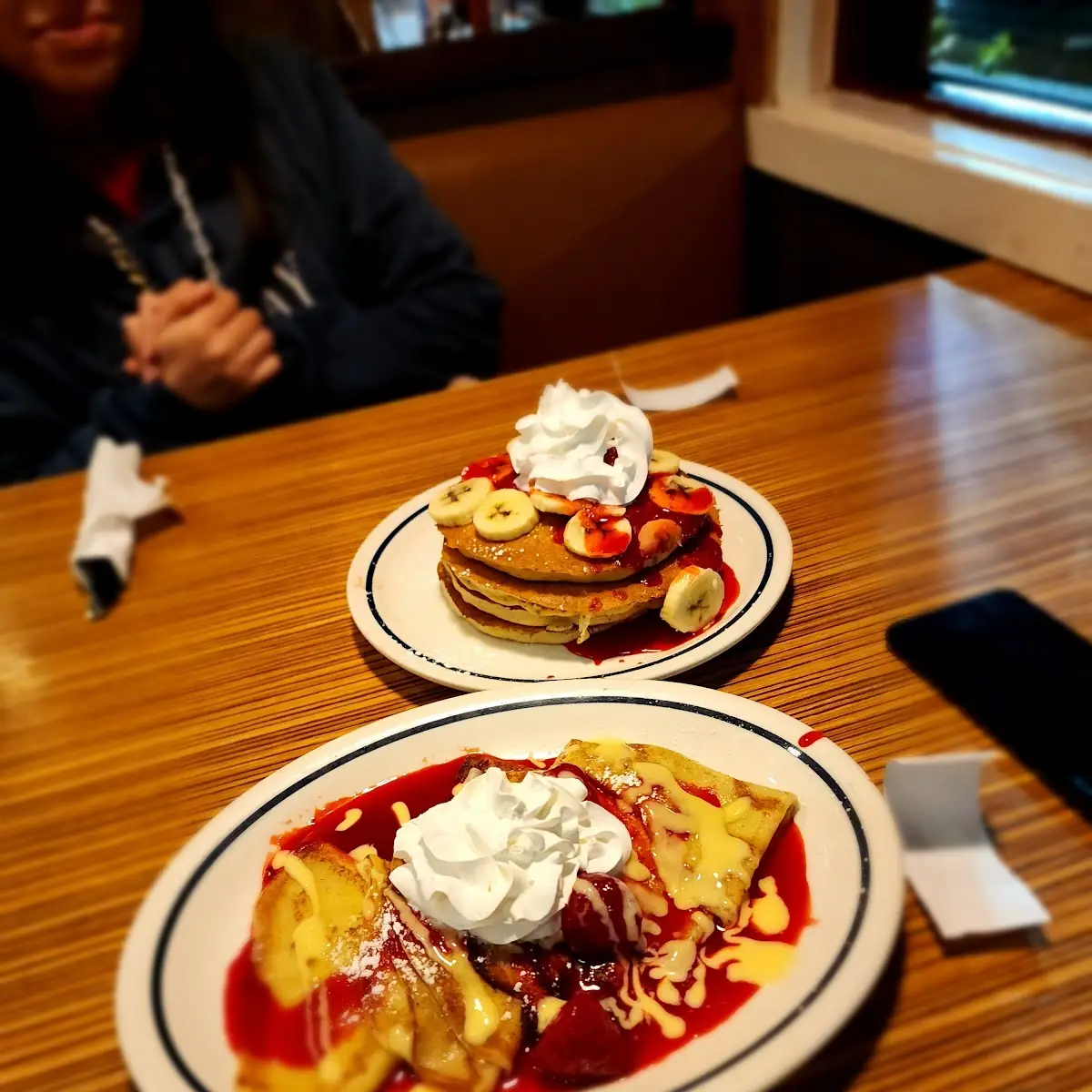 Strawberries & Cream Crepes