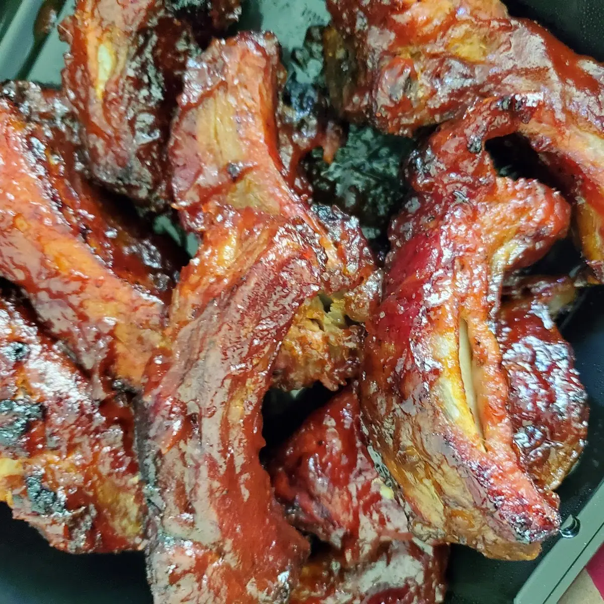 Smoked Pork Spare Ribs Half