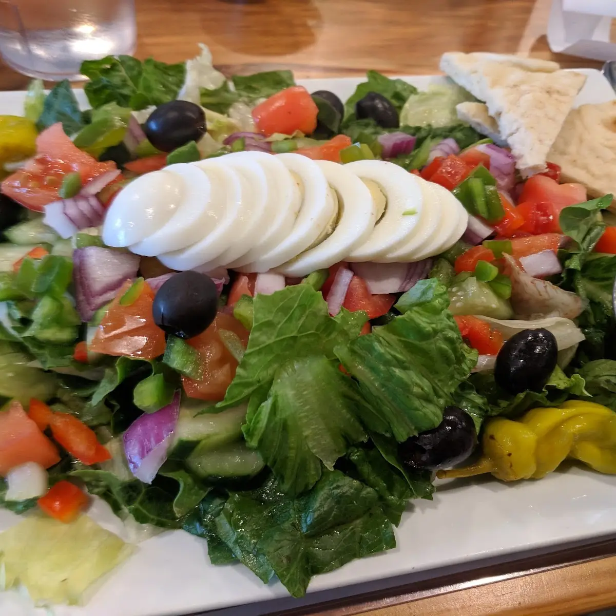 Greek Salad with Egg