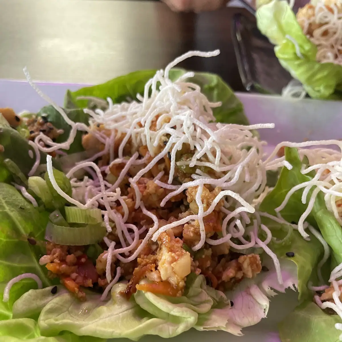 Ground Chicken Lettuce Wraps