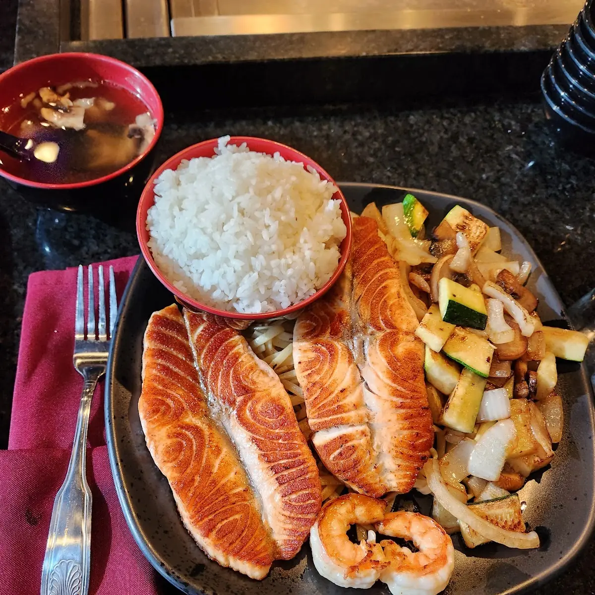 Hibachi Salmon D