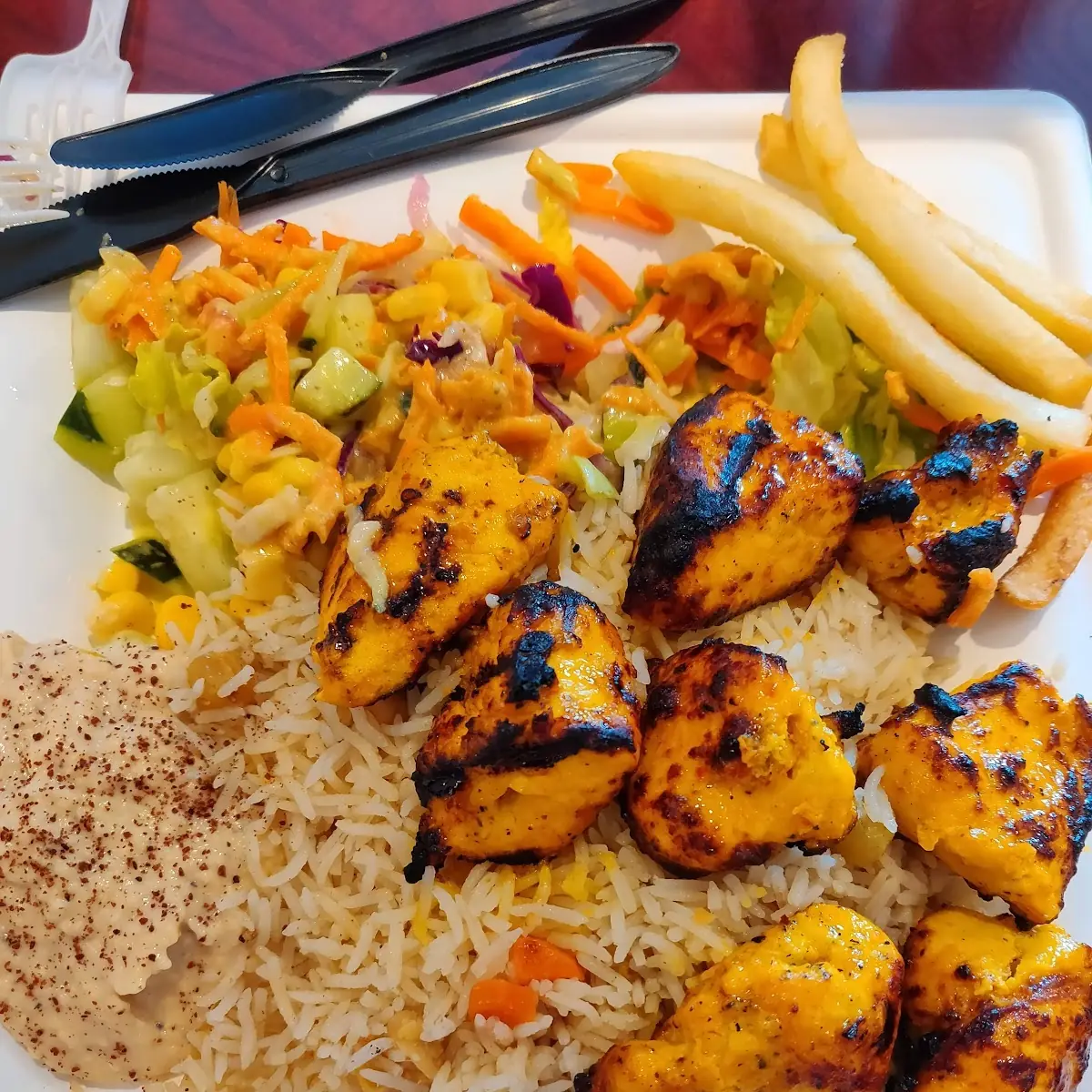 Chicken Kebab Plate