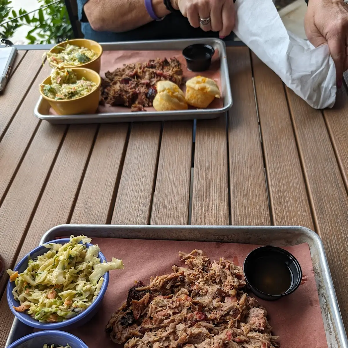Brisket Pulled Pork and Spare Ribs