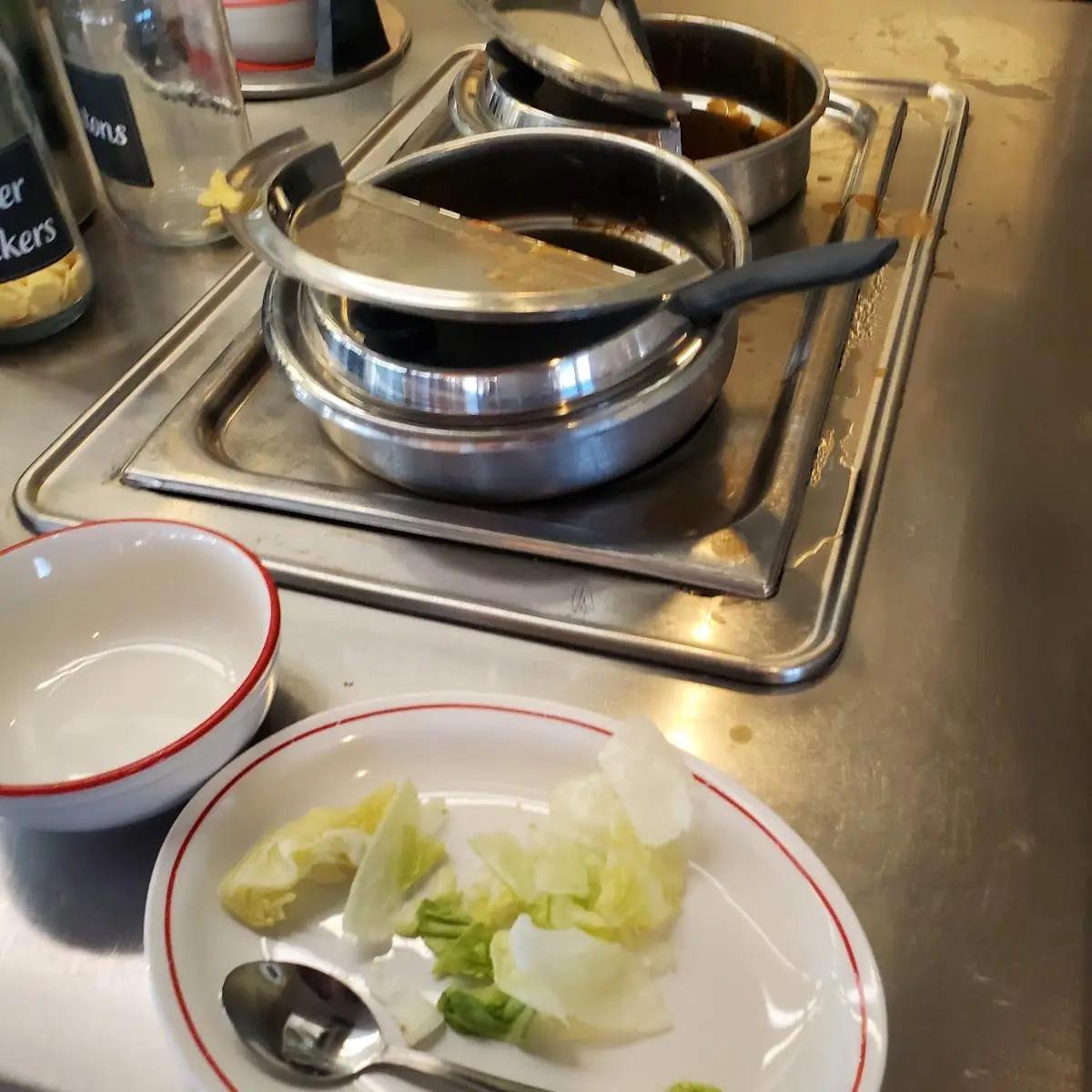 Empty Salad Bar