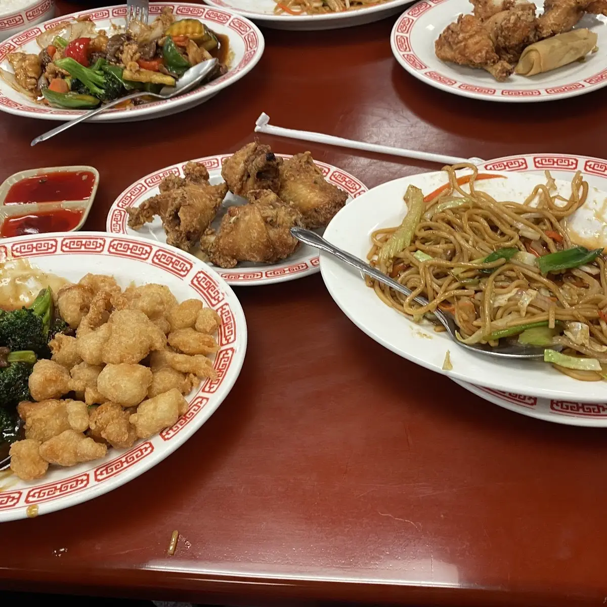 Fried Chicken Wings Sweet Sour Chicken Lo Mein