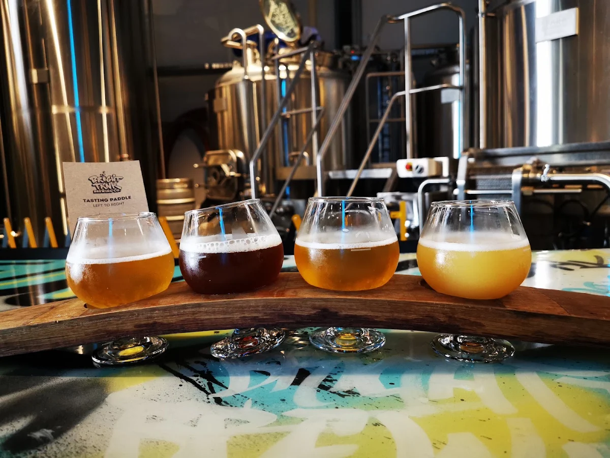 Beer Tasting Paddle, Bright Tank Brewing Co