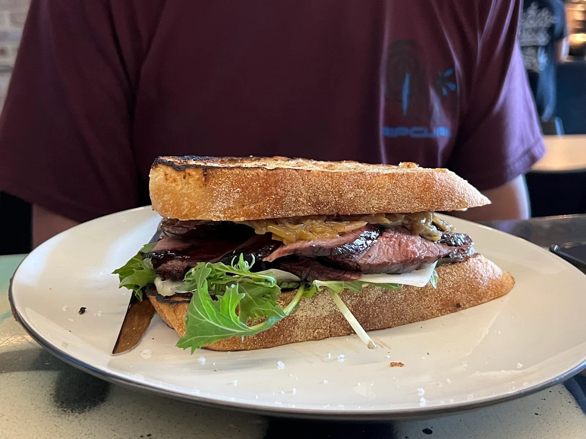 Steak Sandwich, Bright Tank Brewing Co