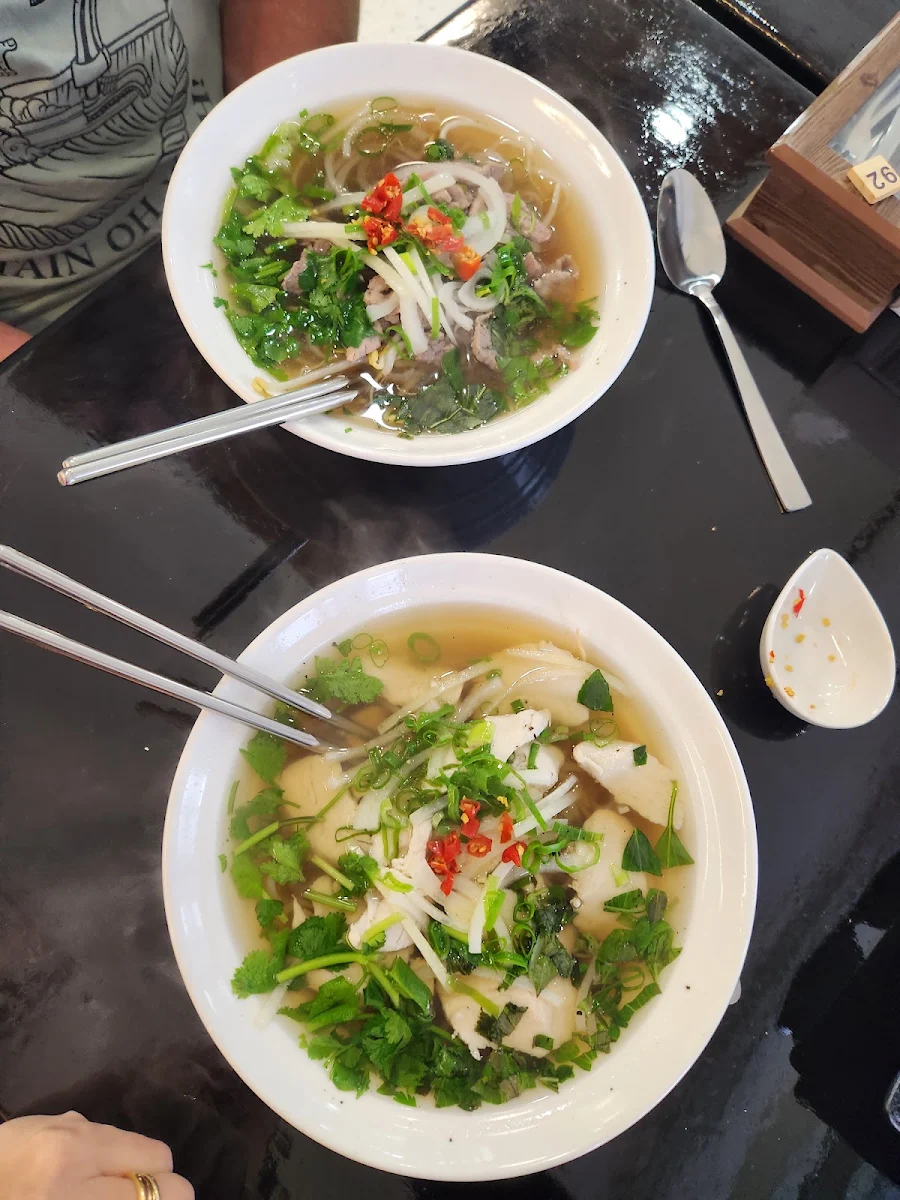 Top Beef Pho Bottom Chicken Pho, Nha Trang Vietnamese Pho N Roll