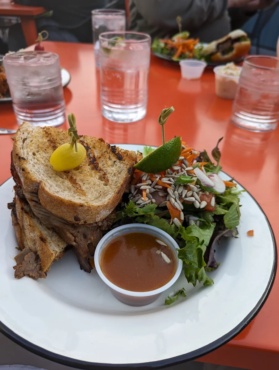 Grilled Cheese Brisket Sandwich