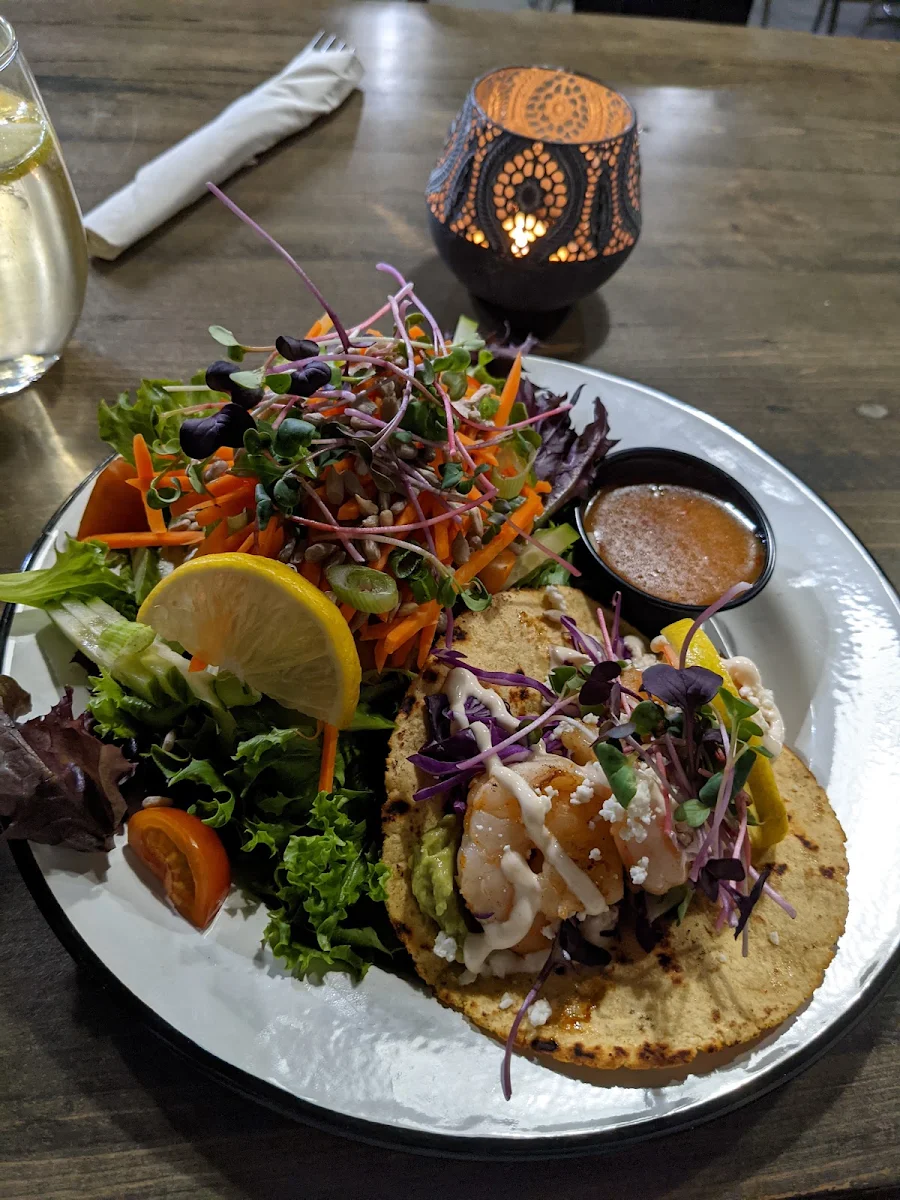 Shrimp Taco with Firecracker Salad