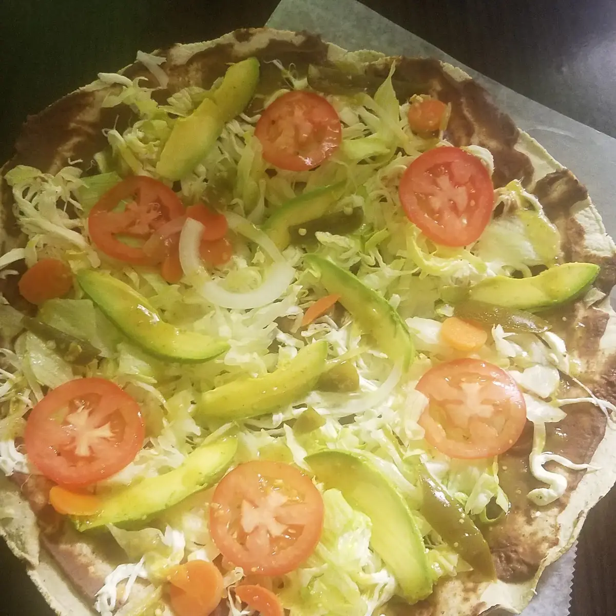 Tlayuda O Pizza Mexicana