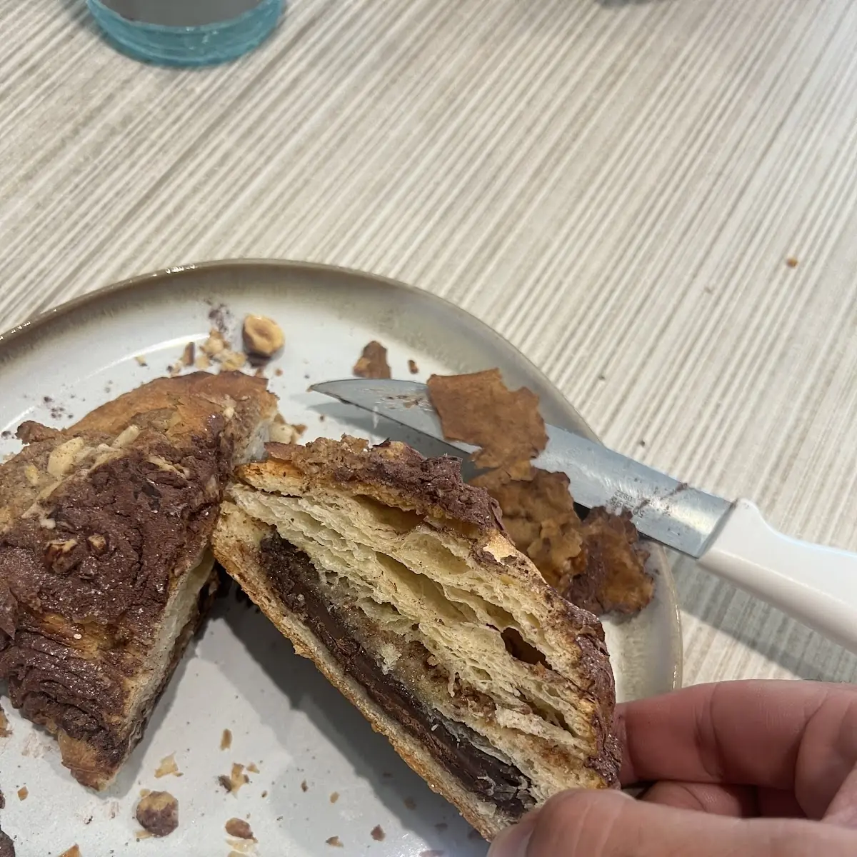Chocolate Hazelnut Croissant