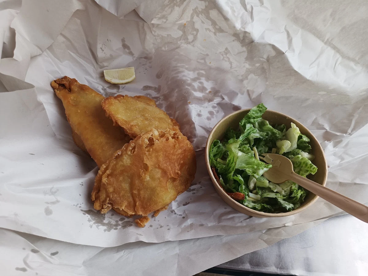 Fried Hoki and Caesar Salad, Orana Takeaway
