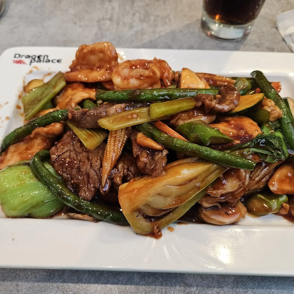 Beef and Shrimp with Mixed Vegetables