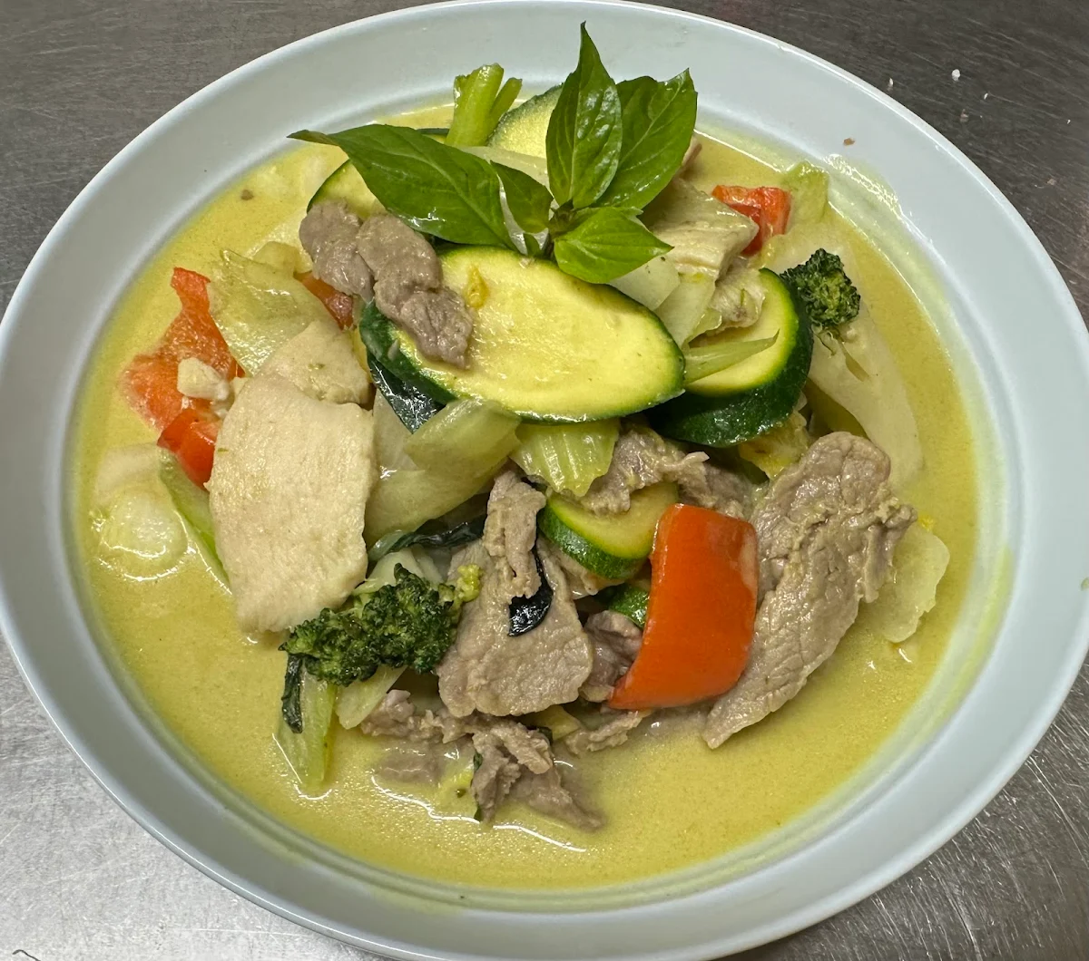 Combination Green Curry, Pho Bui Vietnamese restaurant