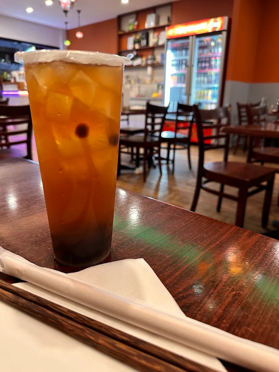 Lychee Bubble Tea, Pho Bui Vietnamese restaurant