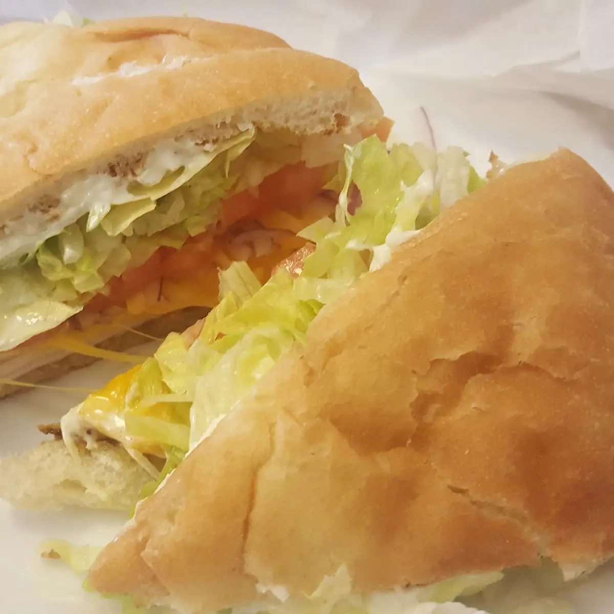 Turkey and Cheddar Sandwich