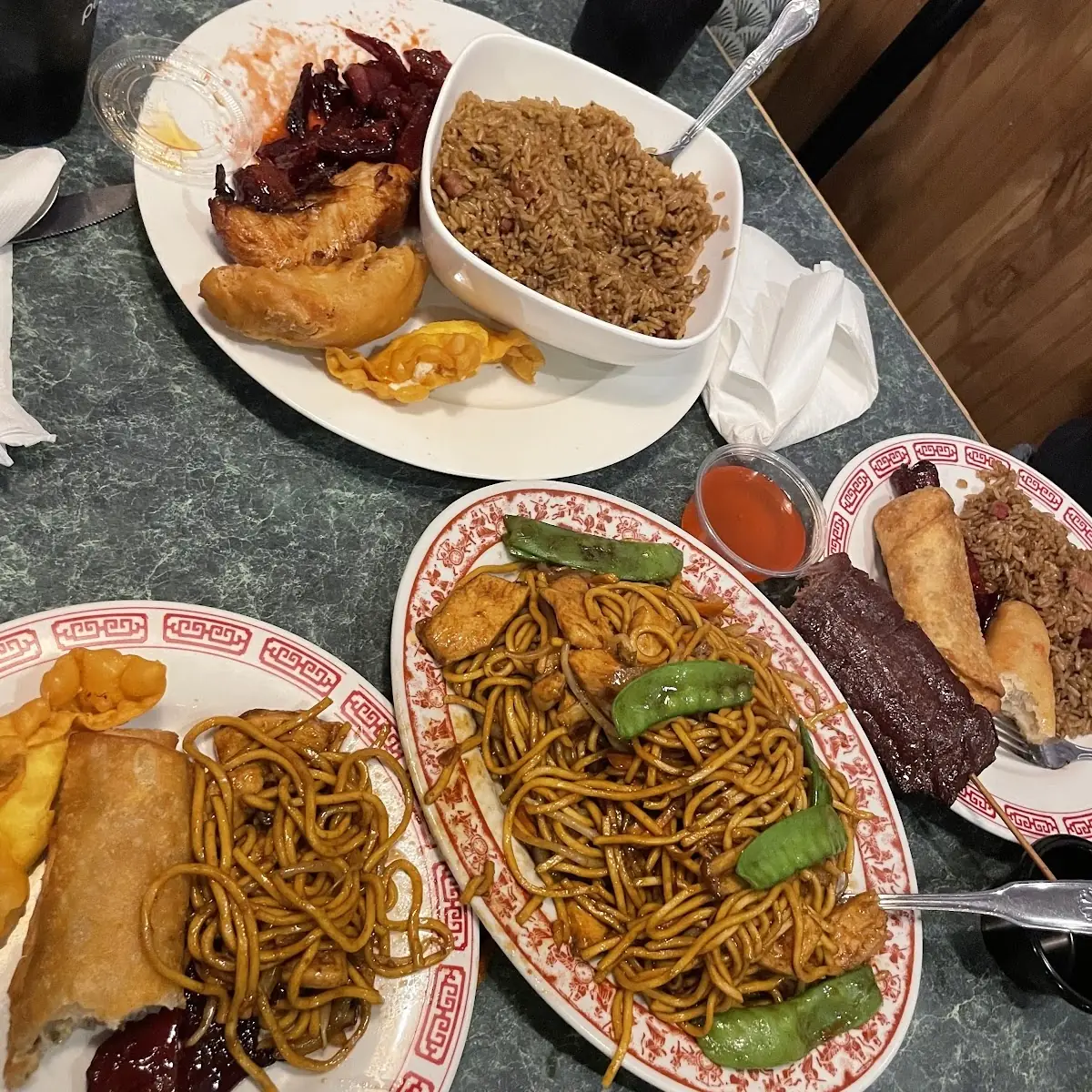 Chicken Chow Mein Egg Roll Wings