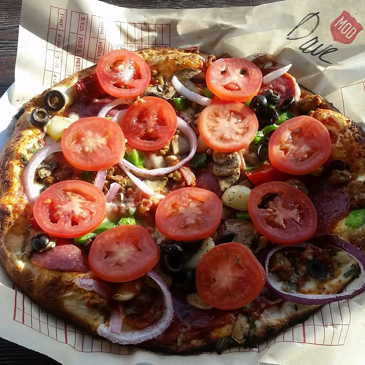 My Own Creation Personal Pizza