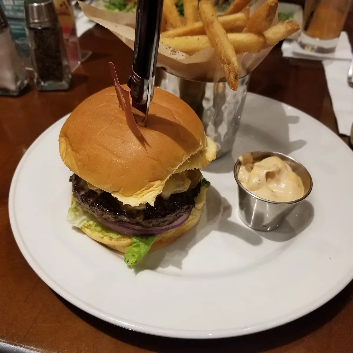 Guinness & Bacon Jam Cheeseburger