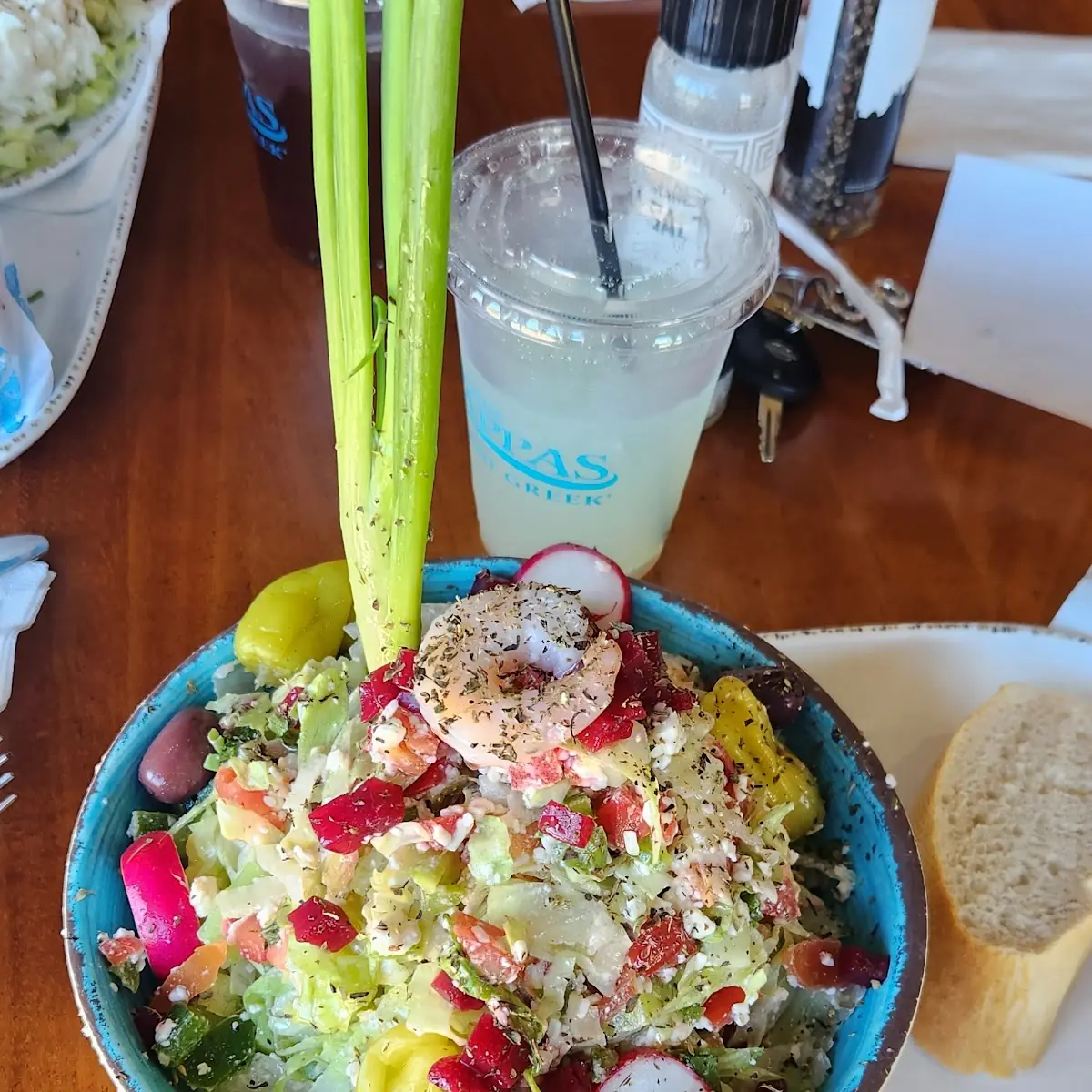 Greek Salad with Chicken