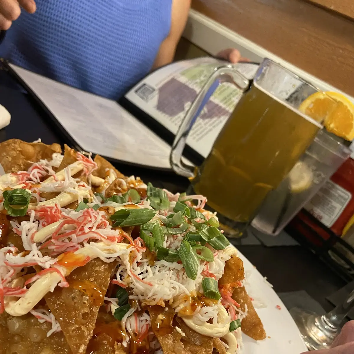 Crab Rangoon Nachos
