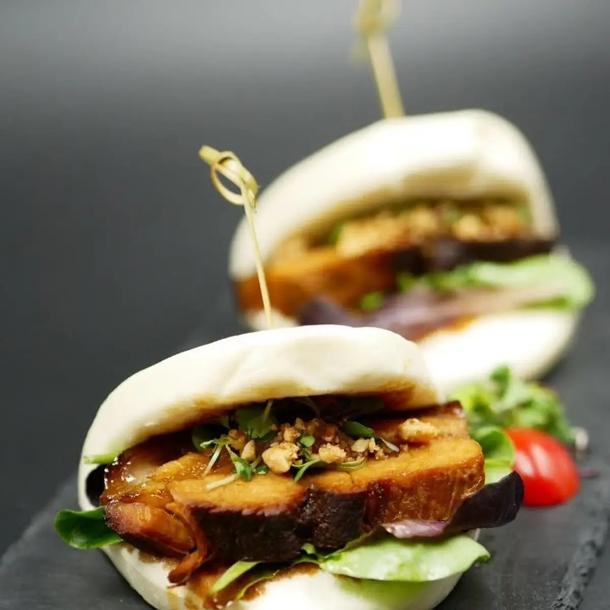 Honey Glazed Duck Bun