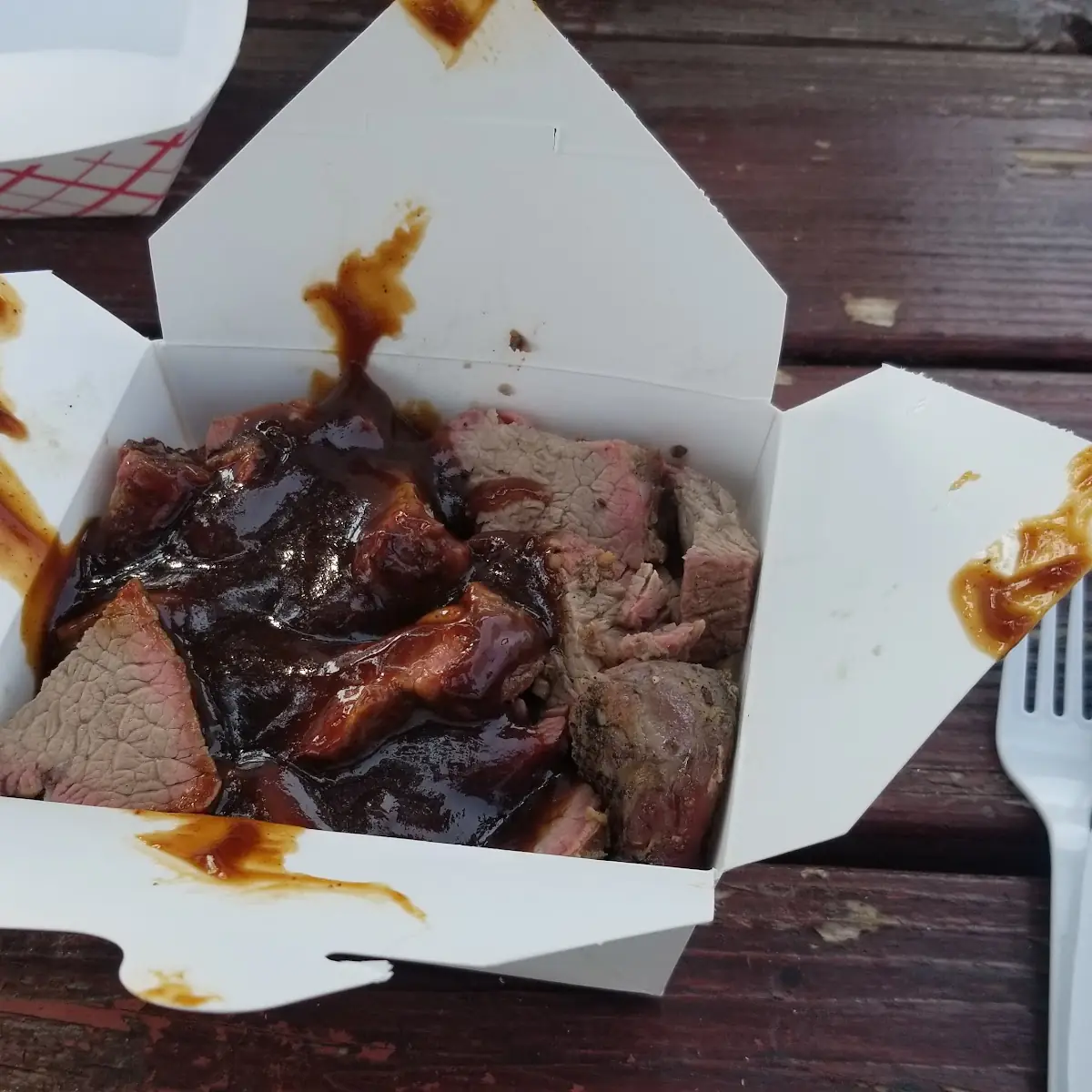 BBQ Tri Tip on Rice