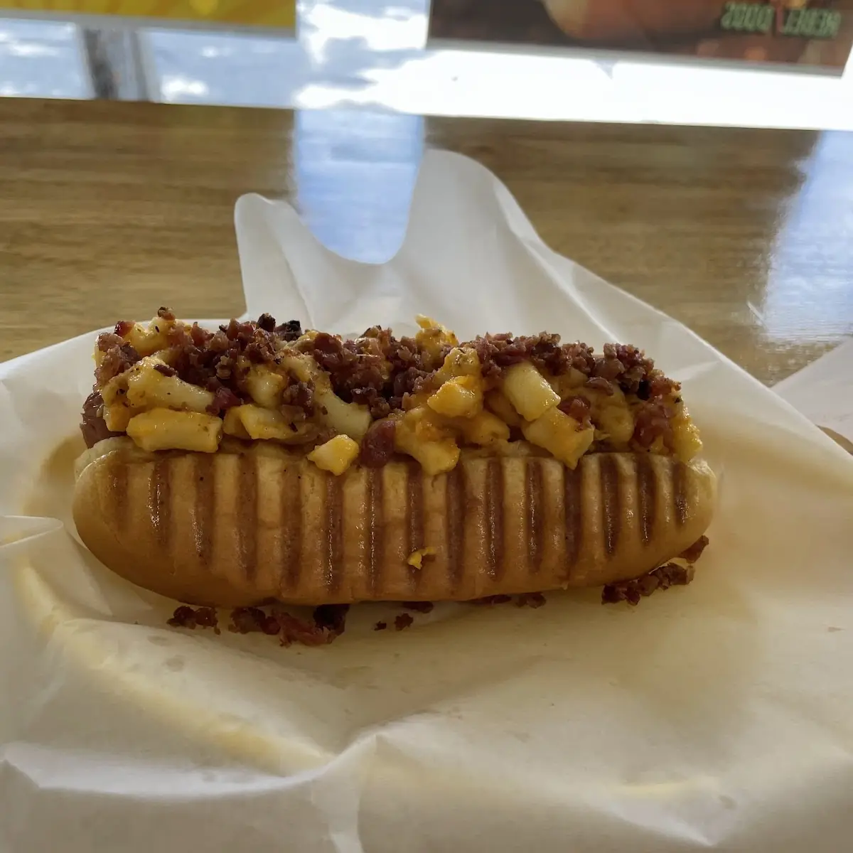 Mac and Cheese Topped with Bacon
