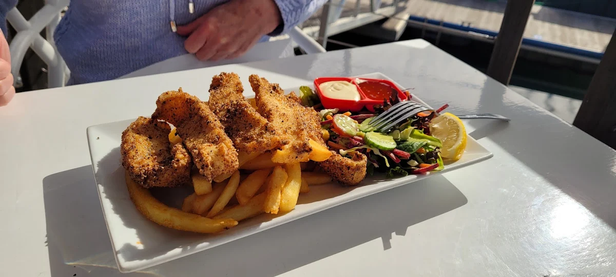 Crumbed Fish and Chips, Seasalt Cafe & Restaurant