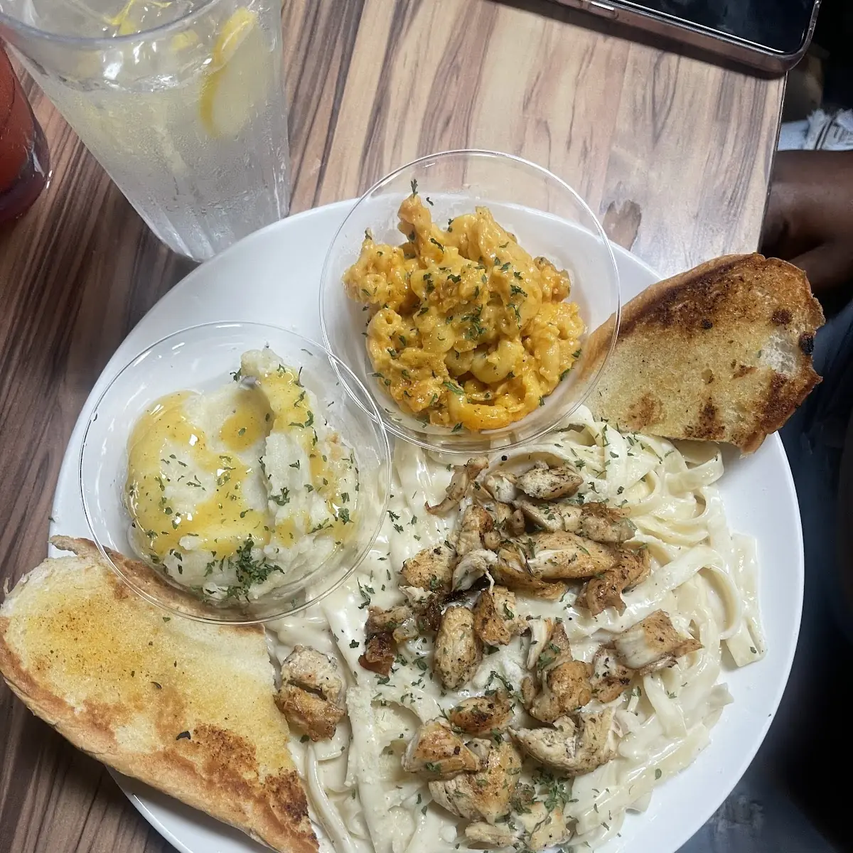 Chicken Pasta Mac Cheese Mashed Potatoes