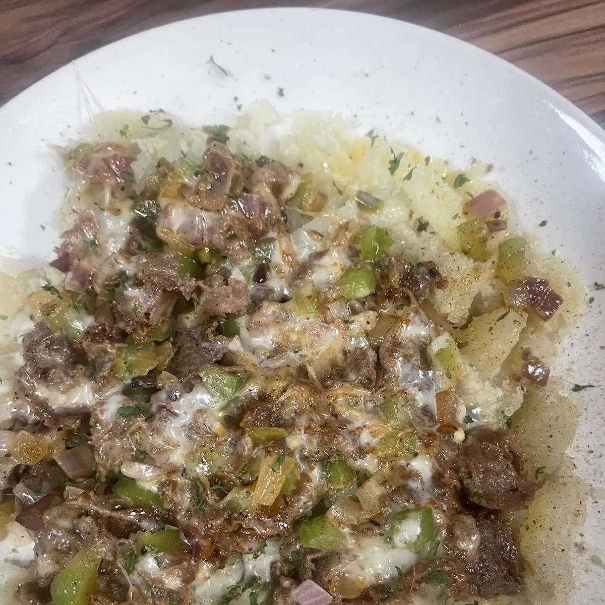 Philly Steak and Cheese Potato