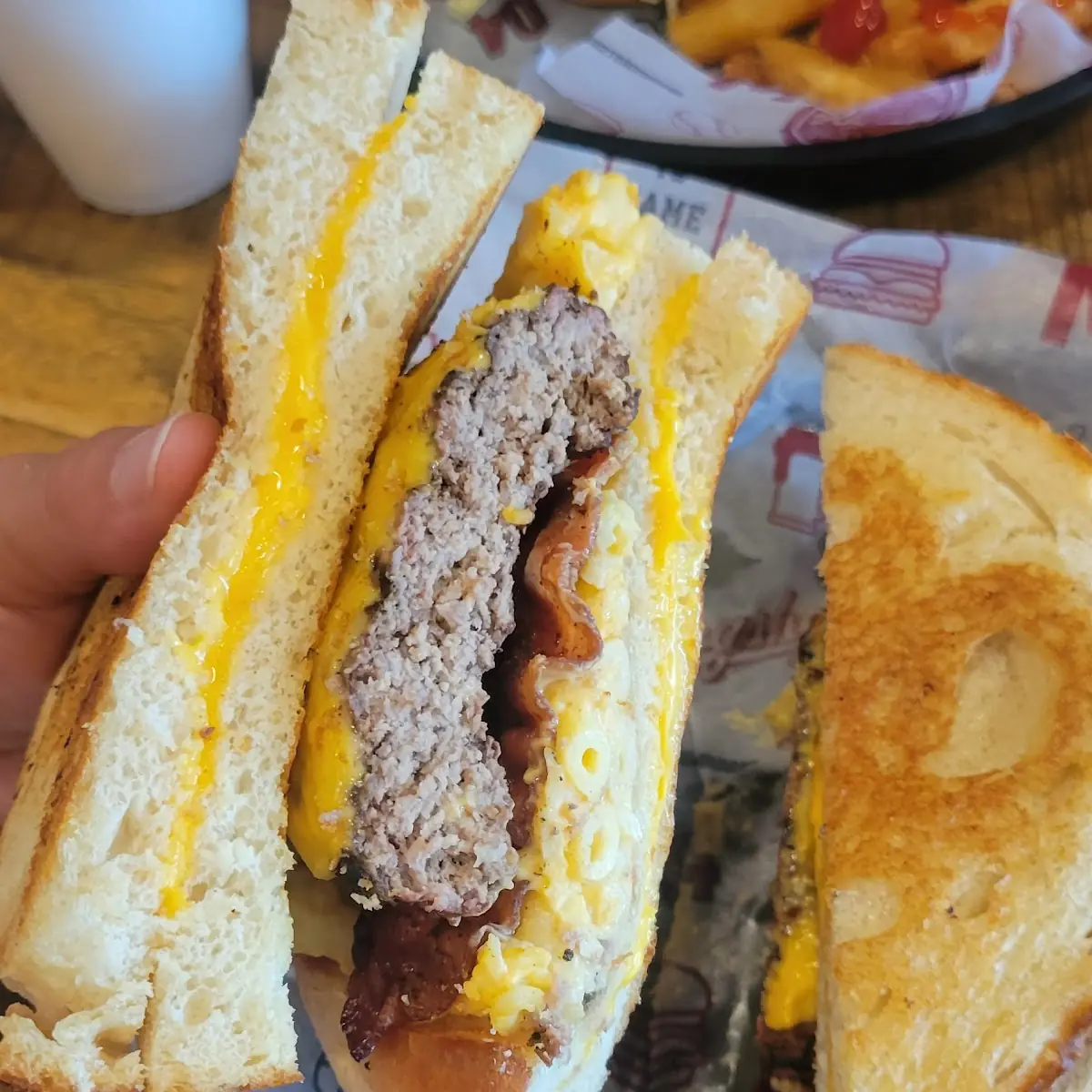 Mac and Cheese Burger