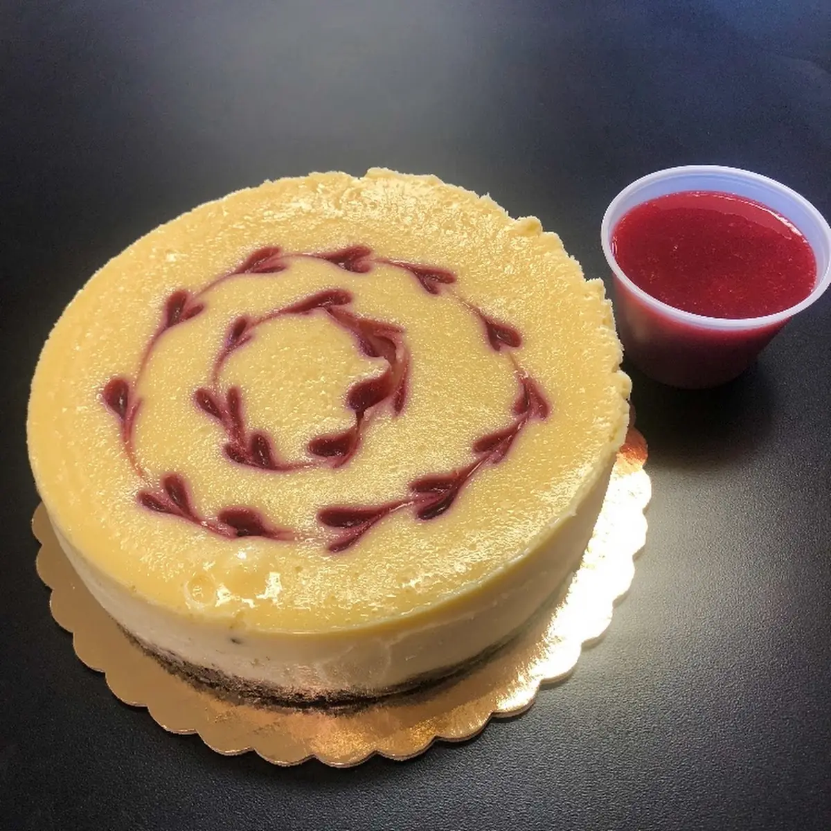 White Chocolate and Raspberry Cheesecake