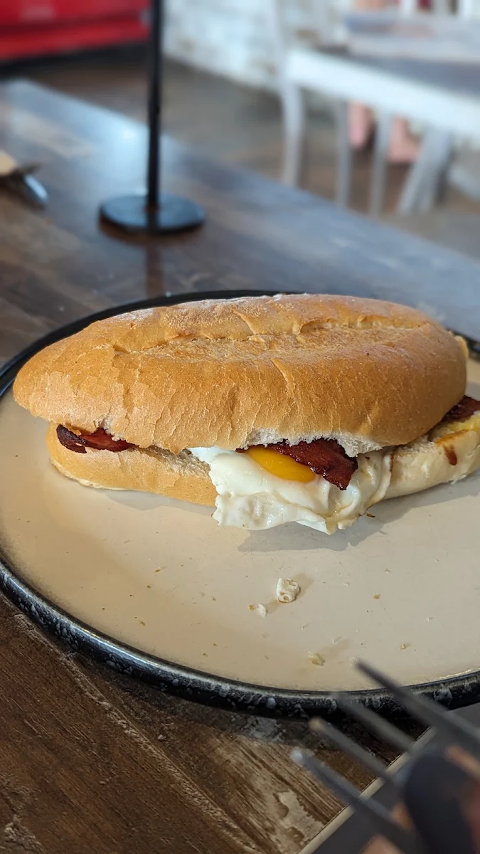 Double Bacon and Egg Roll, Cafe Plenty