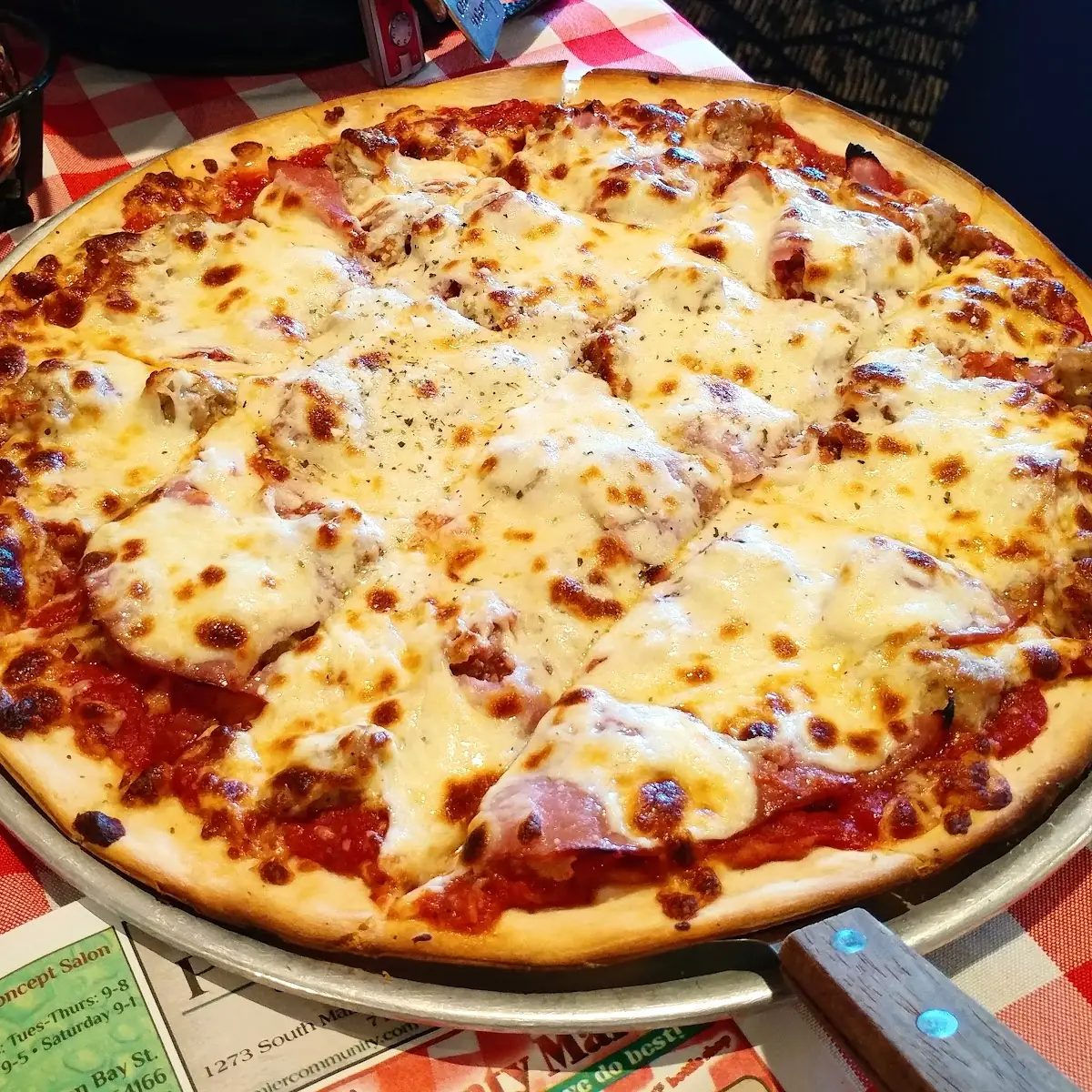 Lunch Special-14 3 Meat Thin Crust
