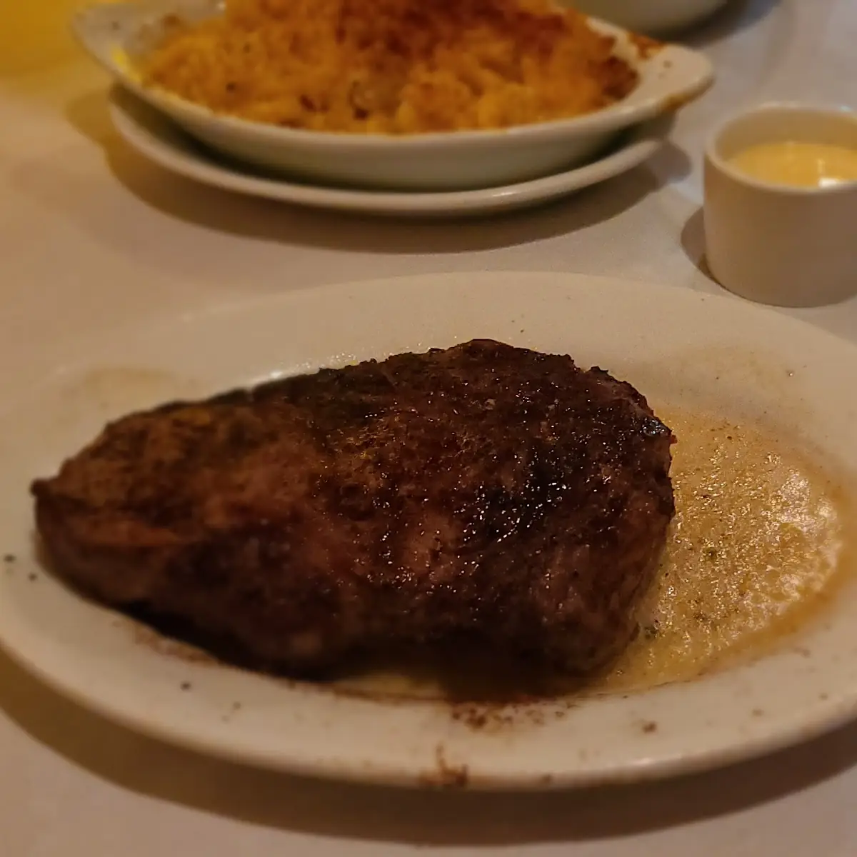 Cowboy Ribeye with Blue on Top